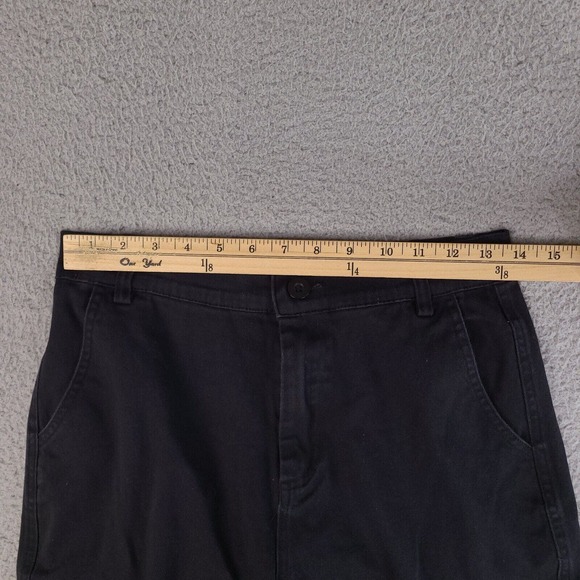 Riflessi‎ Cargo Pants Teen Youth Large 27x26.5 Black Stretch Elastic Ankle - Picture 11 of 15